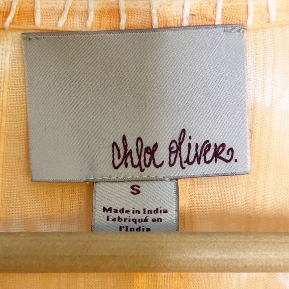 Anthropologie Chloe Oliver tie front bolero BoHo top - Picture 5 of 9